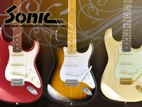 "SONIC"のストラトキャスタータイプ入荷！
