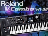ROLANDのライブ・キーボード「VR-09」入荷
