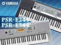 YAMAHAのポータブルキーボード「PSR-E244」「PSR-E344」新登場!