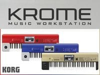 KORGのワークステーション・シンセ「KROME61」にカラー・バリエーション・モデルが登場！