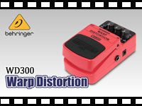 BEHRINGER ワープディストーション WD300 サウンドバリエーションの動画をアップしました。