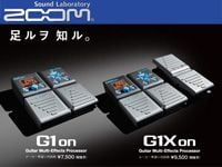ZOOMギターエフェクター新製品発表！