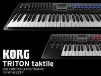 KORGから伝説のワークステーションの音色を内蔵したコントローラー「TRITON taktile」発表。