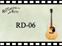 動画「RECORDING KING アコースティックギター RD-06」をアップしました。