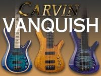 CARVINカスタムショップよりエレキベースの新製品VANQUISHシリーズ発表！