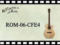 「RECORDING KING エレクトリックアコースティックギター ROM-06-CFE4」の動画をアップしました。