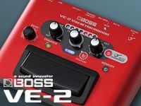 BOSSよりペダルタイプのボーカルエフェクトの新商品VE-2登場！