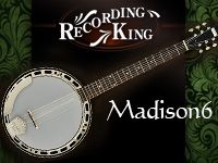 RECORDING KINGのギターバンジョー“Madison6”が入荷！