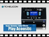 TC HELICON ボーカル/エレアコ用マルチエフェクター Play Acousticの動画をアップしました。