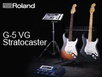 ROLANDとFENDERのコラボギター、"G-5"がお求め易くなりました！