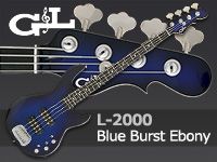 G&amp;L/L-2000 Blue Burst Ebonyが入荷！！