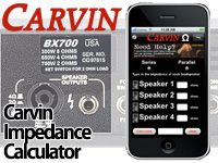 CARVINからインピーダンス計算アプリが登場！