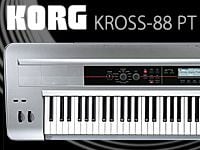 KORG のワークステーション「KROSS-88 PT」限定特価！