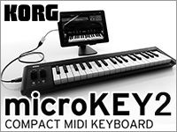 KORGよりMIDIキーボード「microKEY2シリーズ」発売！