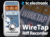 録ったらスマホに即転送！Bluetooth対応TC ELECTRONIC/WireTap Riff Recorder