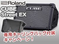 ROLAND「CUBE Street EX」専用キャリングバッグ付属キャンペーン！