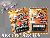 至高のトレモロ用ブリッジサドルRAW VINTAGE/RVS-112、RVS-108を衝撃値下げ！！