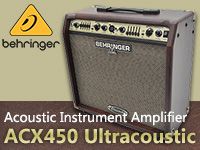 BEHRINGERのアコギアンプ「ACX450 Ultracoustic」を衝撃特価で販売中！！