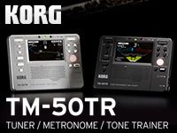 KORGより人気チューナーのNEWバージョン「TM-50TR」登場！