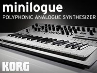 KORGの新アナログシンセ「minilogue」入荷！