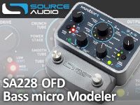 SOURCE AUDIOのマルチに使えるベース用歪みエフェクター取扱開始！