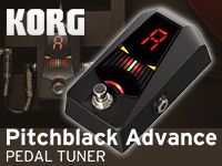 KORGの人気チューナーが「Pitchblack Advance PB-AD」となり新登場！