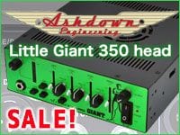 【ASHDOWNセール】新たにベース用アンプヘッド追加！！