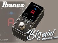 IBANEZより、小型チューナーペダルBIGMINI登場！