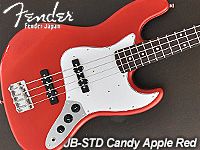 FENDER JAPANジャズベタイプ【JB-STD Candy Apple Red】限定特価で販売中！