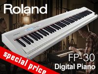 ROLANDの電子ピアノ「FP-30-WH」限定特価！