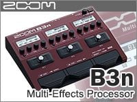 ZOOM大人気ベース用マルチエフェクター【B3n】入荷！