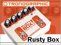 Tronographicベース用プリアンプ「Rusty Box」入荷！！