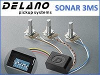 ベース用オンボードプリアンプ【DELANO/SONAR 3MS】入荷！