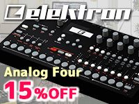 ELEKTRONのアナログ・シンセ「Analog Four」が15% OFF