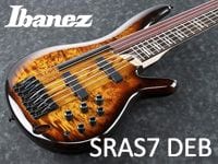 フレッテッドとフレットレスの融合！エレキベース【IBANEZ/SRAS7 DEB】入荷！