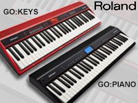 ROLANDのエントリー・キーボード「GO:PIANO」「GO：KEYS」発売開始!