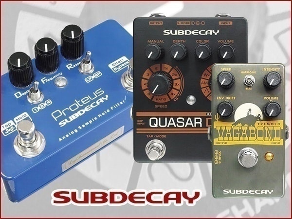 SUBDECAYより新エフェクター3種が登場！