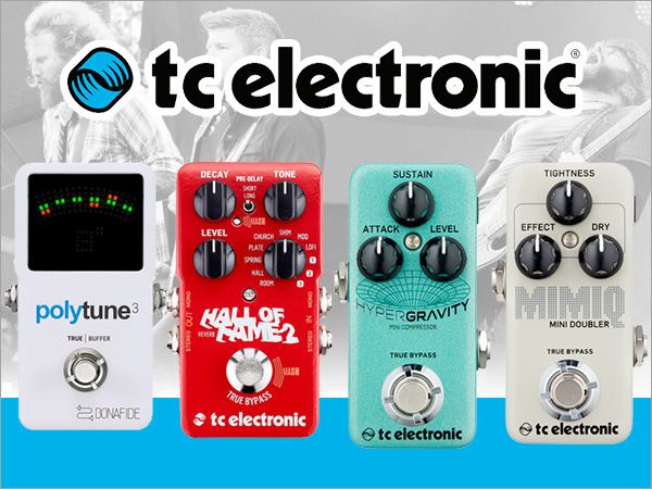 TC ELECTRONICのエフェクト・ペダル新製品を発売
