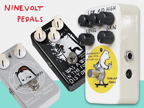 Ninevolt Pedalsのエフェクター3機種入荷！！