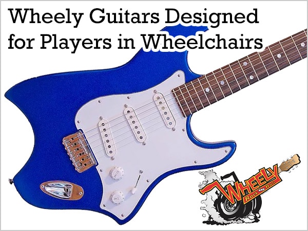 車いす利用者へ向けたギター「Wheely」発表