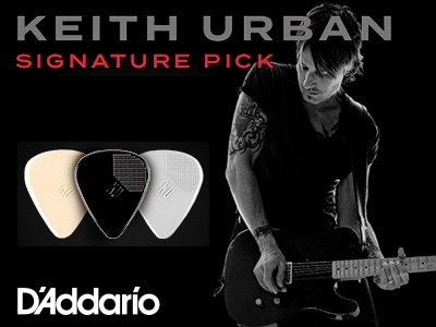 ダダリオよりKeith Urbanシグネチャーモデルのピックを発売！