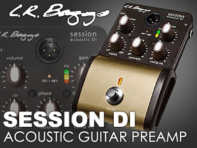 L.R.BAGGSのアコギ用DI/プリアンプ SESSION DI入荷！