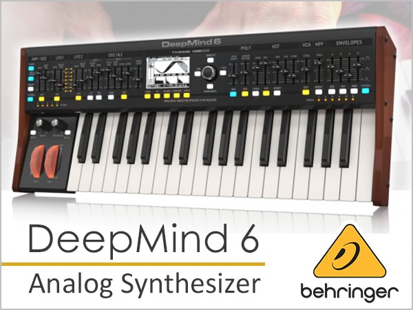 BEHRINGERのアナログシンセDeepMind 6を限定特価！