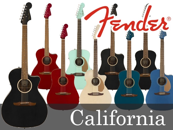 FENDERエレアコの新カリフォルニアシリーズ入荷！
