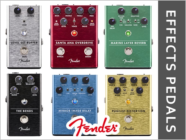 FENDER EFFECTS PEDALS発売開始