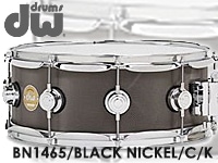 DWスネアドラムBN1465/BLACK NICKEL/C/K 限定特価！
