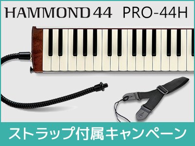 鍵盤ハーモニカHammond44 PRO-44Hにストラップ付属キャンペーン！