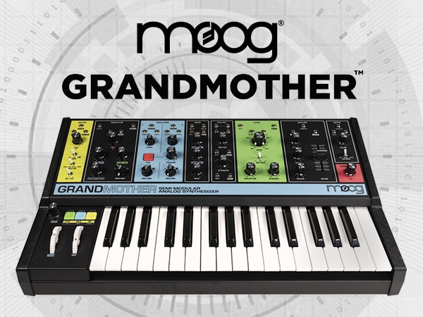 アナログシンセサイザーMOOG / GRANDMOTHER登場！予約受付開始
