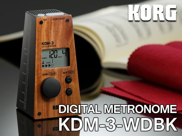 木製デジタルメトロノーム KORG/KDM-3新登場！