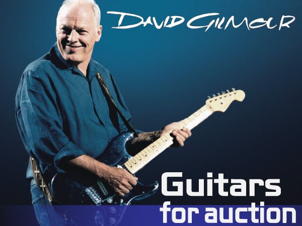 PINK FLOYDギタリスト David Gilmourが120本以上のギターをオークションに出品！